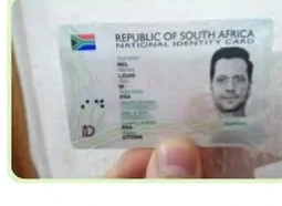 A South African ID document